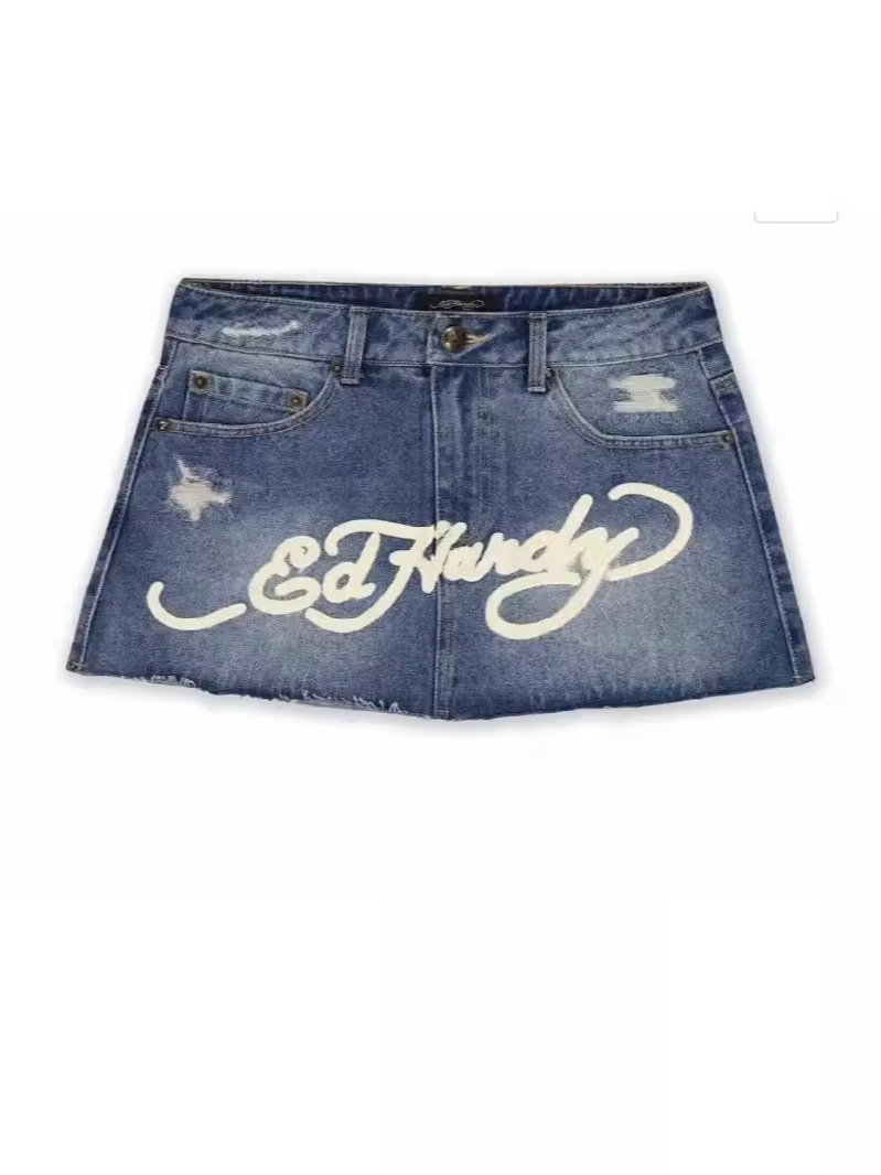 Women Denim Bodycon Mini Skirt